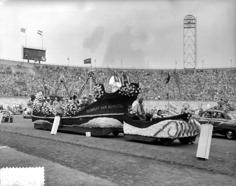 Bloemencorso Amsterdam Olympisch Stadion, Bestanddeelnr 907-9752