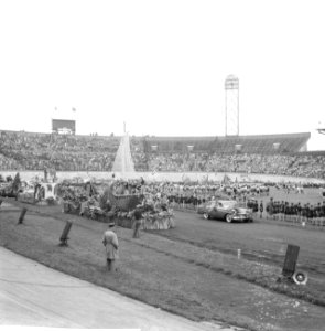 Bloemencorso in het Olympisch Stadion te Amsterdam, Bestanddeelnr 911-5622