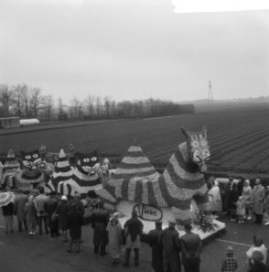 Bloemencorso in de bollenstreek verscheidene praalwagens, Bestanddeelnr 913-9139 photo