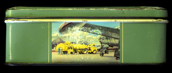 Blik met afbeelding van een DAF truck, foto 2