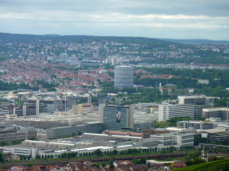 Blick vom Rotenberg Gaskessel