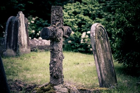 Churchyard cemetery burial