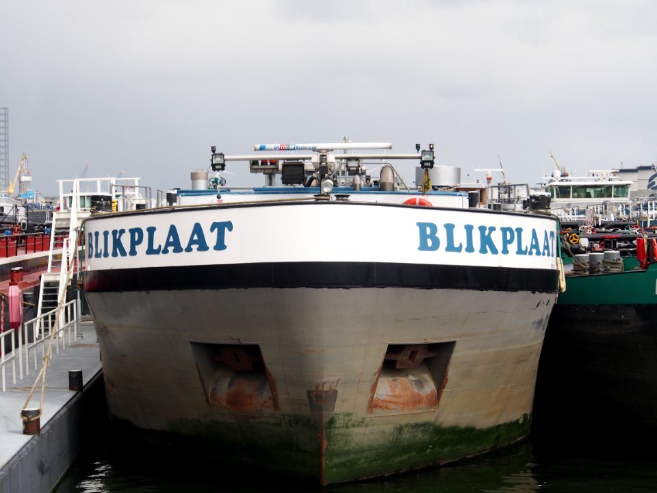 Blikplaat (ship, 2010) ENI 02332821 Port of Rotterdam