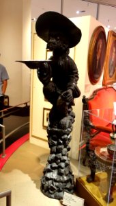 Blind Monkey Begging, calling card holder, Barnum household - Circus Museum - John and Mable Ringling Museum of Art - Sarasota, FL - DSC00194