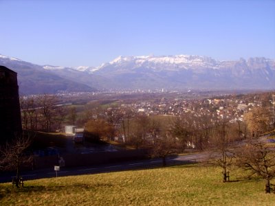 Blick vom Schloss
