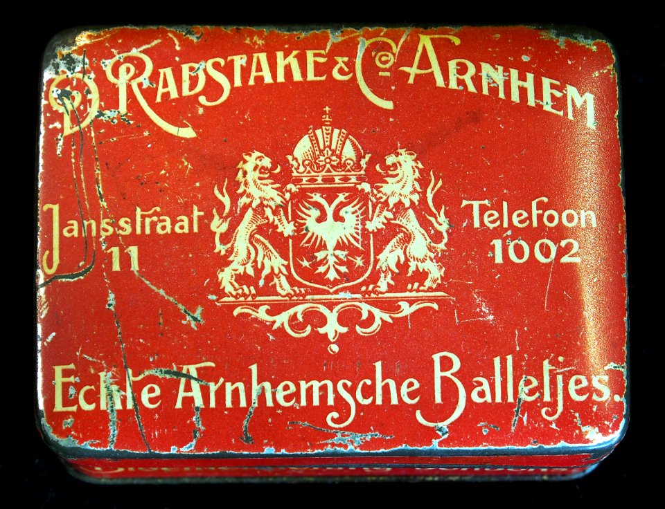 Blikje Echte Arnhemsche Balletjes, D Radstake & Co