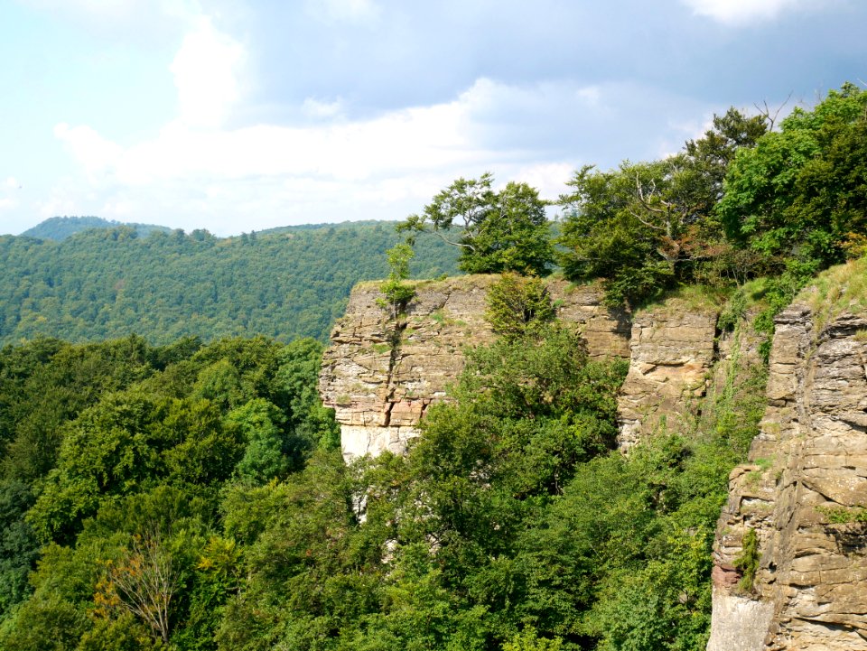Blick von der Teufelskanzel am Hohenstein