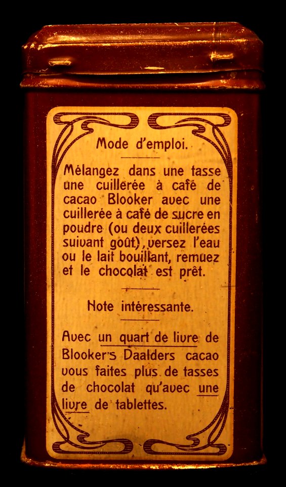 Blookers Daalders cacao, 250gr blikje, foto 3