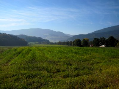 Blick von Kirchzarten in das Tal Richtung Oberried
