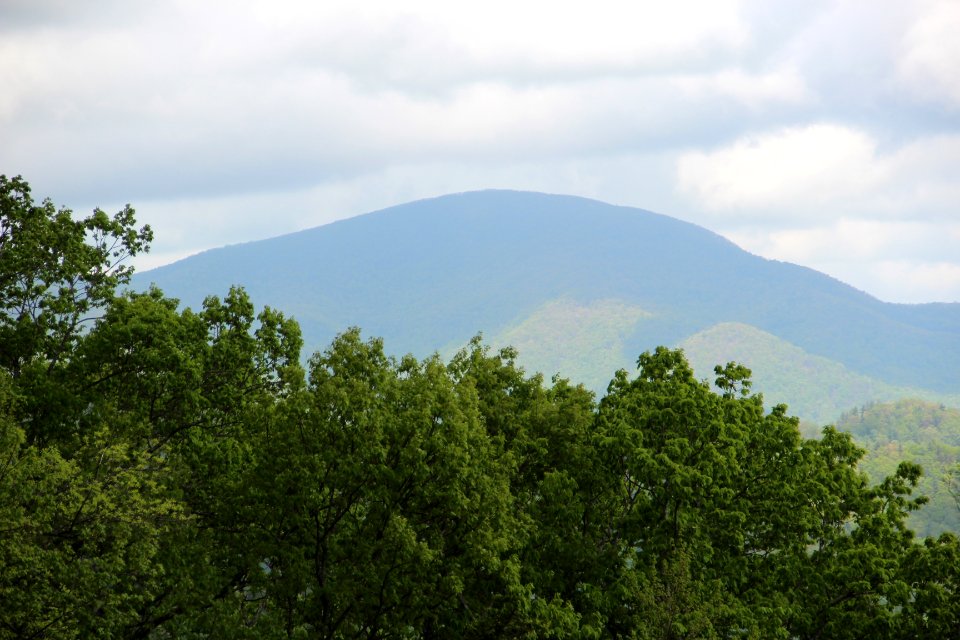 Blood Mountain from Chestatee Overlook, April 2017