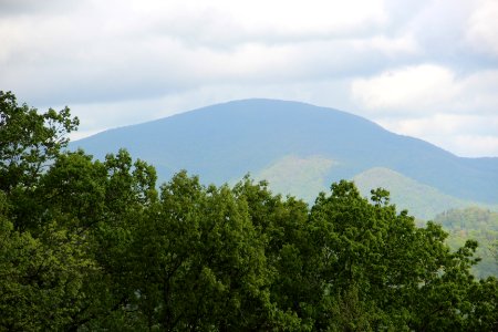 Blood Mountain from Chestatee Overlook, April 2017