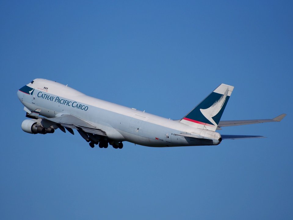 B-LID Cathay Pacific Boeing 747 at Schiphol (AMS - EHAM), The Netherlands, 18may2014, pic-4