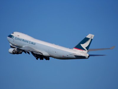 B-LID Cathay Pacific Boeing 747 at Schiphol (AMS - EHAM), The Netherlands, 18may2014, pic-4 photo