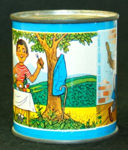 Blikken spaarpotje met afbeelding van sprookjes ,foto10