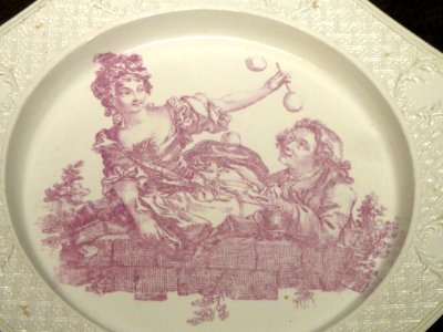 Blowing Soap Bubbles, about 1760-1770, Staffordshire, salt-glaze earthenware - Cleveland Museum of Art- DSC08883