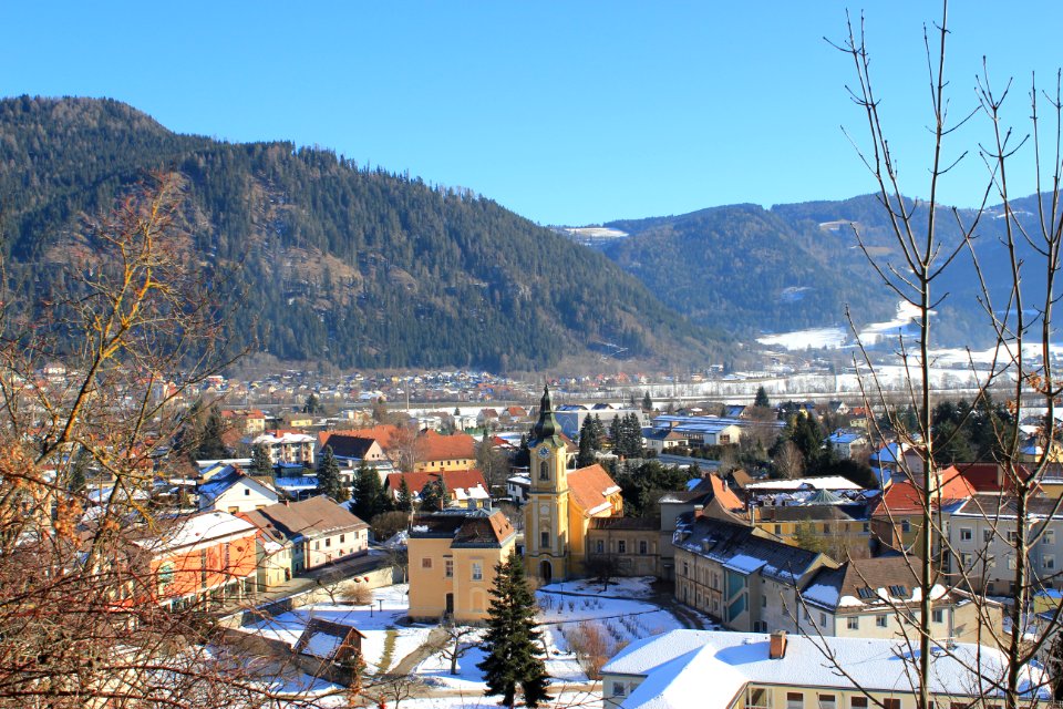 Blick vom Virgilienber auf den Süden von Friesach