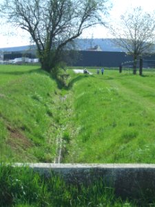 Blüßengraben Zufluss West unter zur Mündung 4
