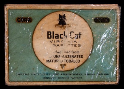 Black Cat - Extra Mild cigarettes pack, pic2