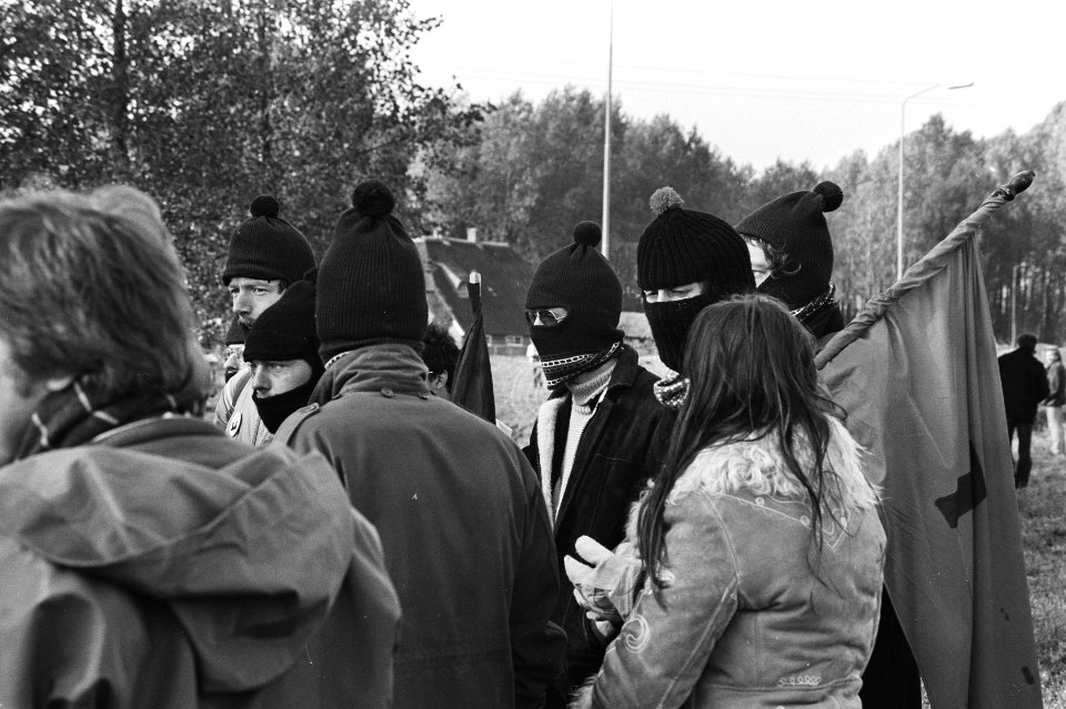 Blokkade kerncentrale te Dodewaard, nummer 15 aankomst va demonstranten, n, Bestanddeelnr 931-0934