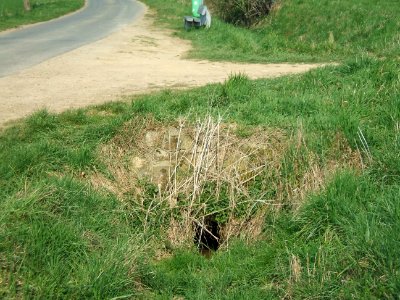 Blüßengraben Zulauf Westen oben Ende