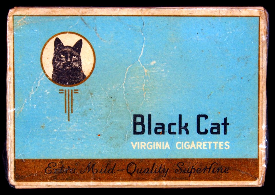 Black Cat - Extra Mild cigarettes pack, pic1