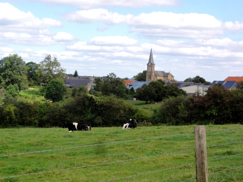 Blombay (Ardennes) vue du village