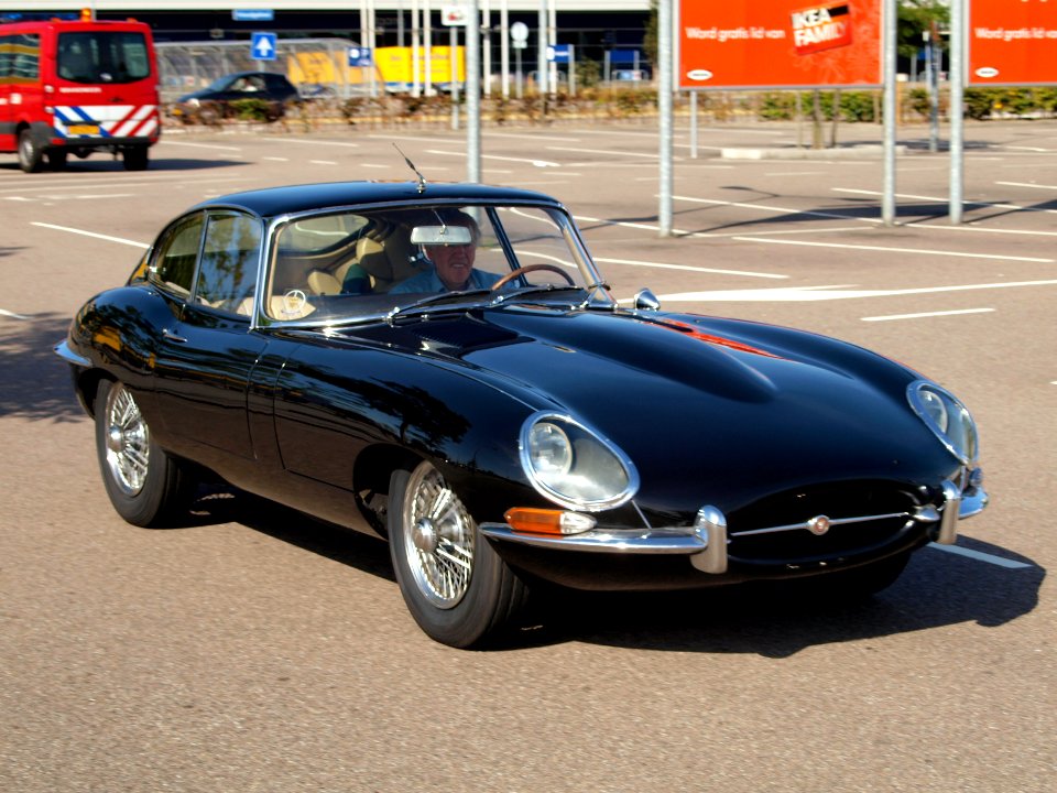 Black Jaguar E-type