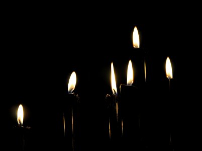 Black candles Speyer 2 photo
