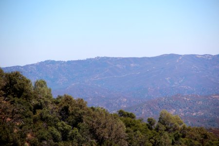Black Mountain Santa Clara Stanislaus County line from Mt Hamilton Aug 2019