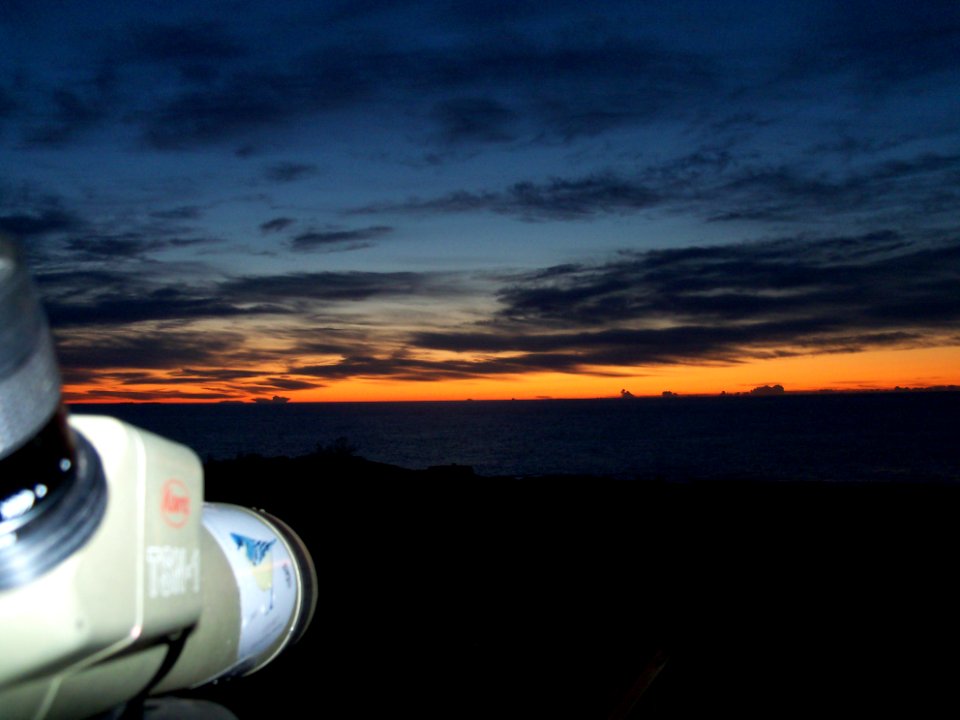 Birdwatching in sunrise, south cape of Landsort-3