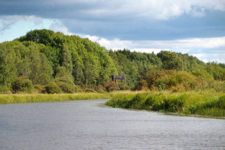 Birdwatching platform in Ahvenus Kokemäki Finland