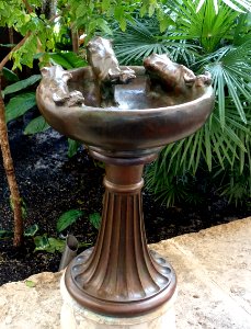 Birdbath - Vizcaya Museum and Gardens - Miami, Florida - DSC08481