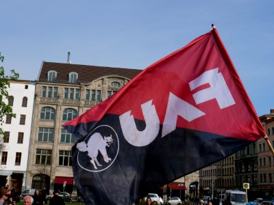 Black Friday Demonstration against Deliveroo in Berlin 02