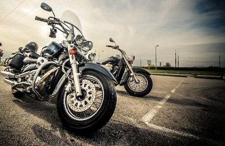 Transport summer heavy motorcycle