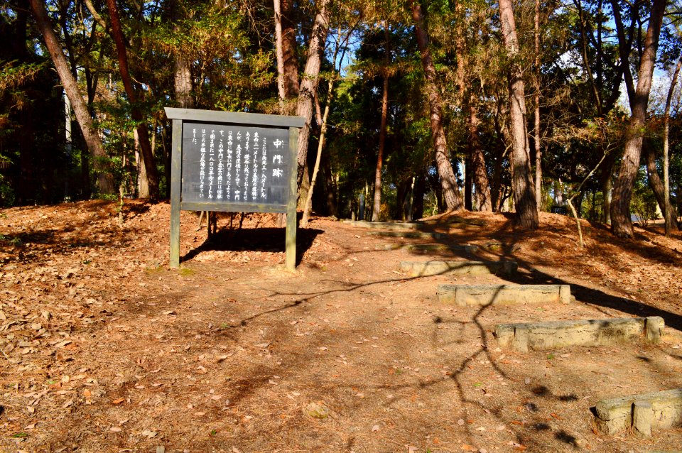 Bitchu Kokubun-niji, chumon-ato