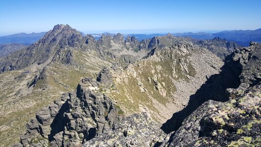 Mountaineering pyrenees mountain landscape photo