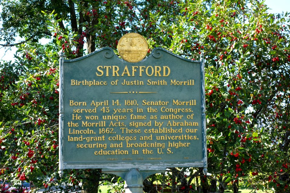 Birthplace of Justin Smith Morrill - Strafford, VT - DSC04066