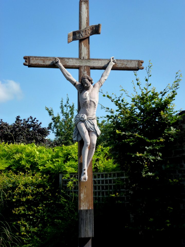Billy-Berclau (Pas-de-Calais) croix de chemin, centre-ville