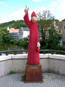 Bischofsskulptur Spitalbrücke Eichstätt