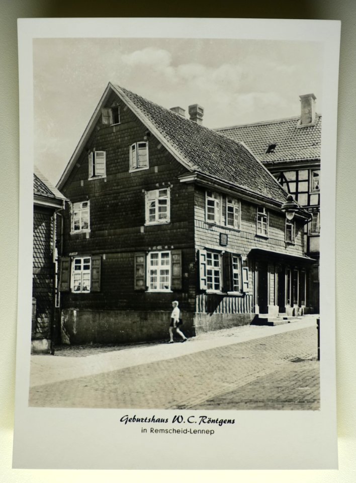 Birthplace of Wilhelm Conrad Roentgen - Röntgen-Gedächtnisstätte Würzburg - Würzburg, Germany - DSC04324