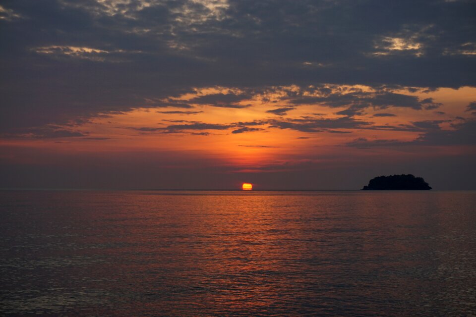 Thailand sea twilight