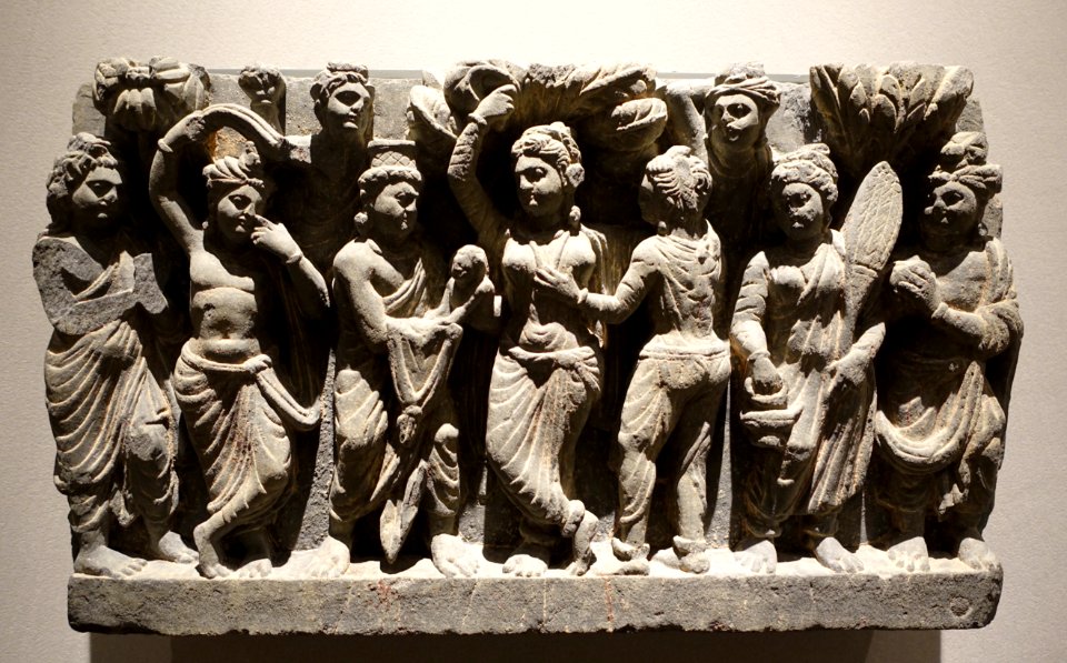 Birth of the Bodhisattva, Gandhara, 2nd-3rd century AD, schist - Ethnological Museum, Berlin - DSC01632