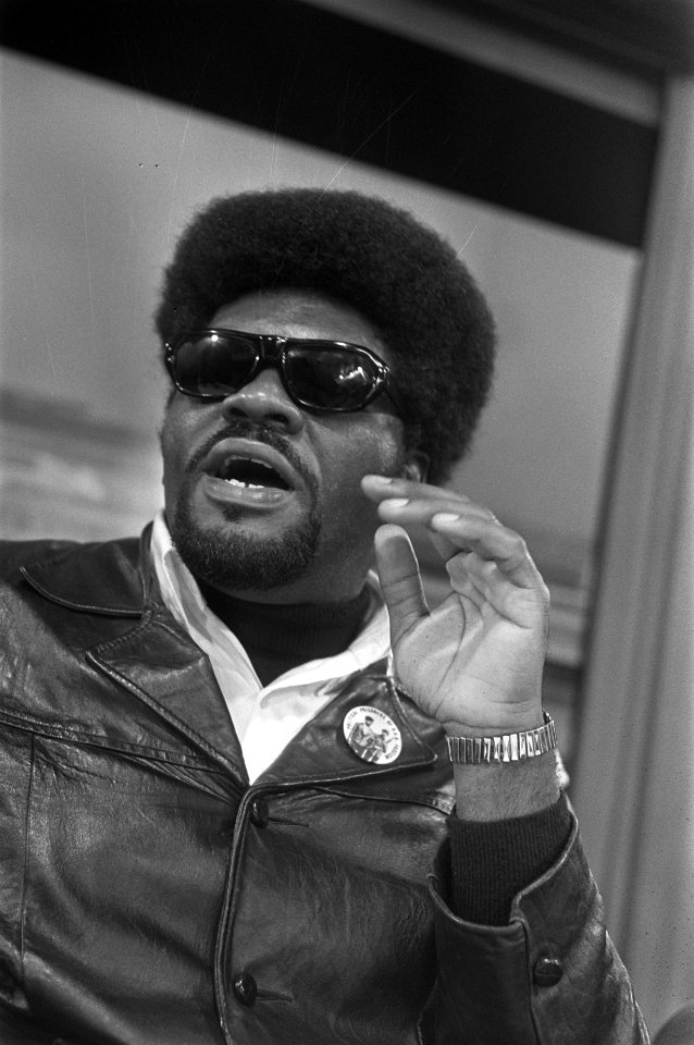 Black Panther . Albert Howard (USA) arriveert op Schiphol, Bestanddeelnr 923-1612