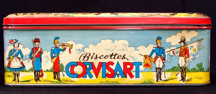 Biscottes Corvisart blik met afbeeldingen van sprookjes, foto 1