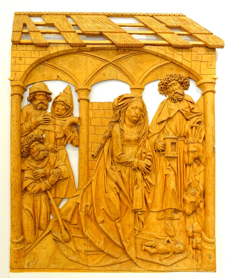 Birth of Christ by Tilman Riemenschneider and workshop, c. 1510, linden wood - Mainfränkisches Museum - Würzburg, Germany - DSC04768