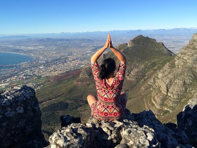 Cape town south africa table mountain photo