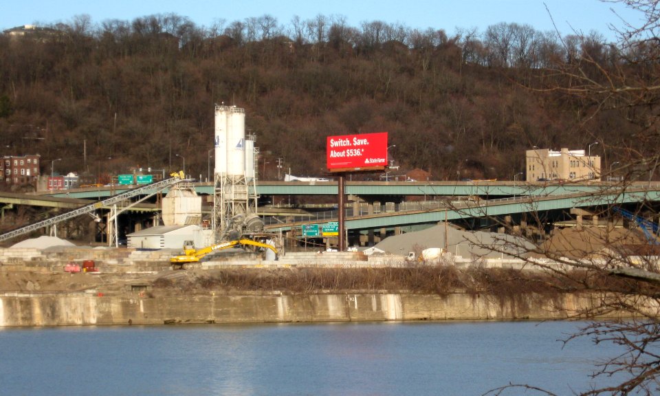 Birmingham Bridge Approach Ramps and Hanson Concrete Works, Pittsburgh, 2020-02-03