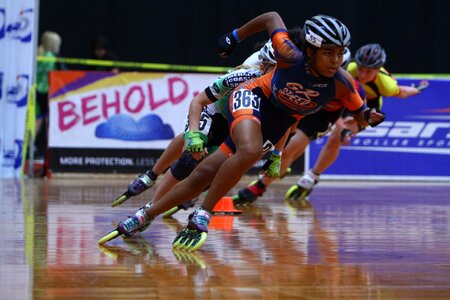 Speed inline skate photo