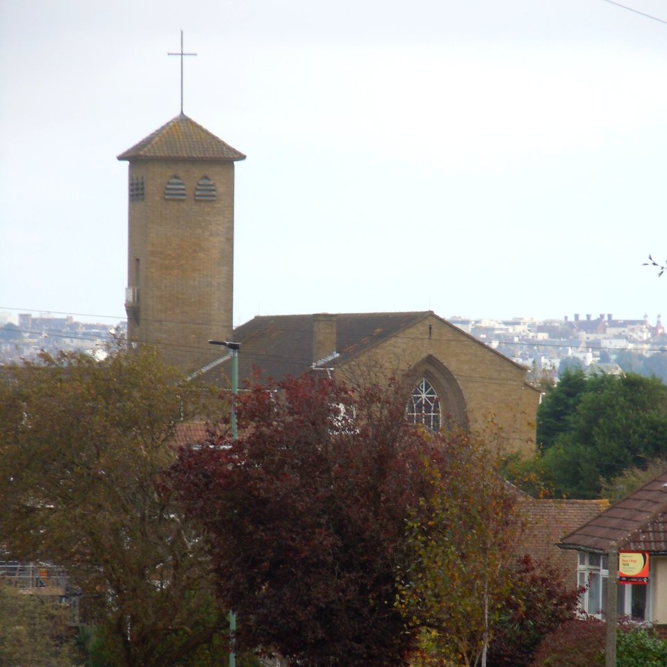 Bishop Hannington Memorial Church, Nevill Avenue, West Blatchington (NHLE Code 1298638) (October 2014) (2)