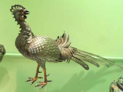 Bird, Japan, silver - George Walter Vincent Smith Art Museum - DSC03808